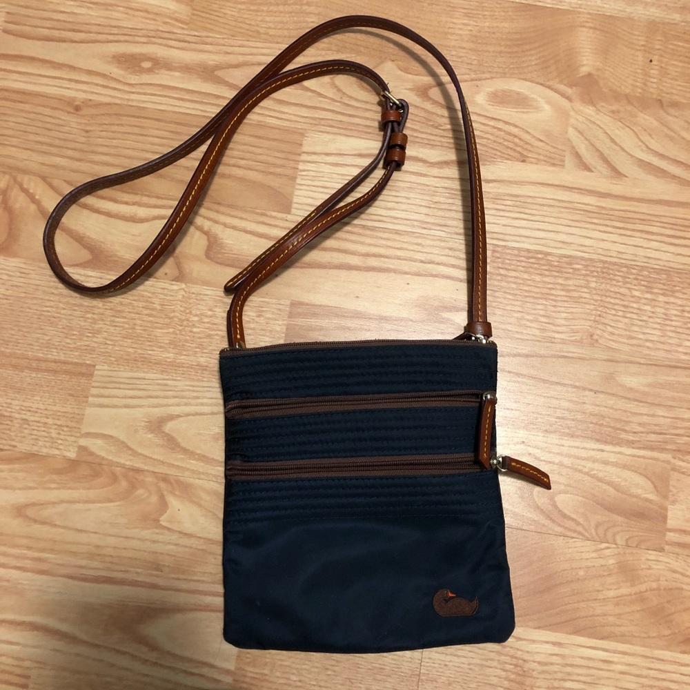 Dooney & Bourke 3-zip crossbody bag